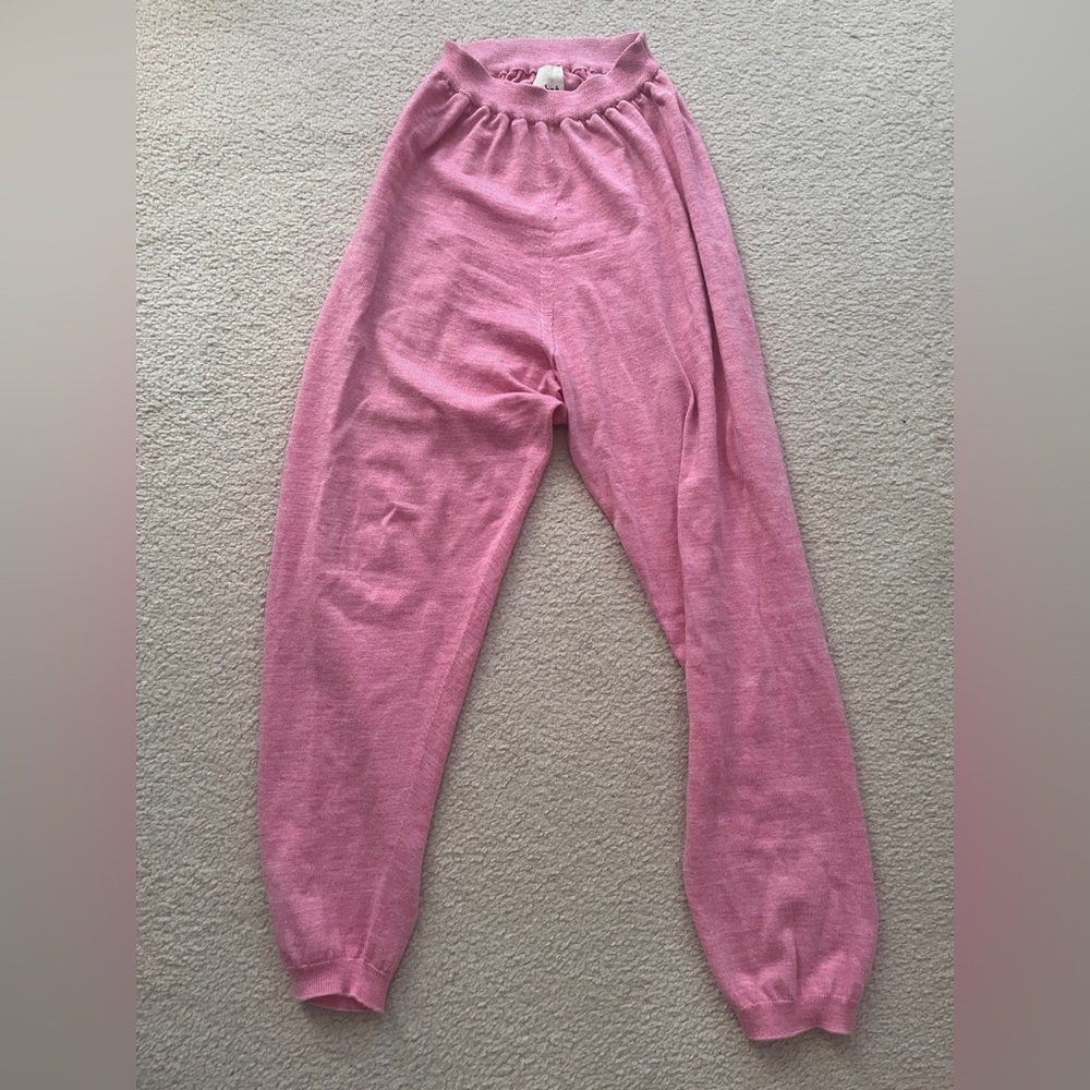 Babaa Merino Wool Pink Lounge Pants